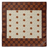 DEEP CHOCOLATE BROWN WOVEN TIE SET